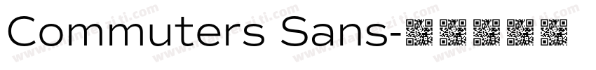 Commuters Sans字体转换